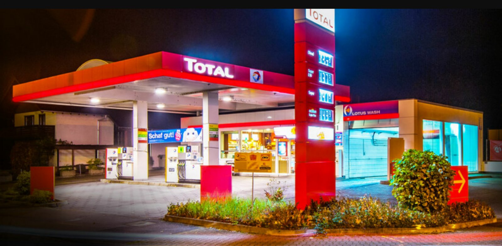 Kfz-Werkstatt Amann Seckenheim neben der Total-Tankstelle